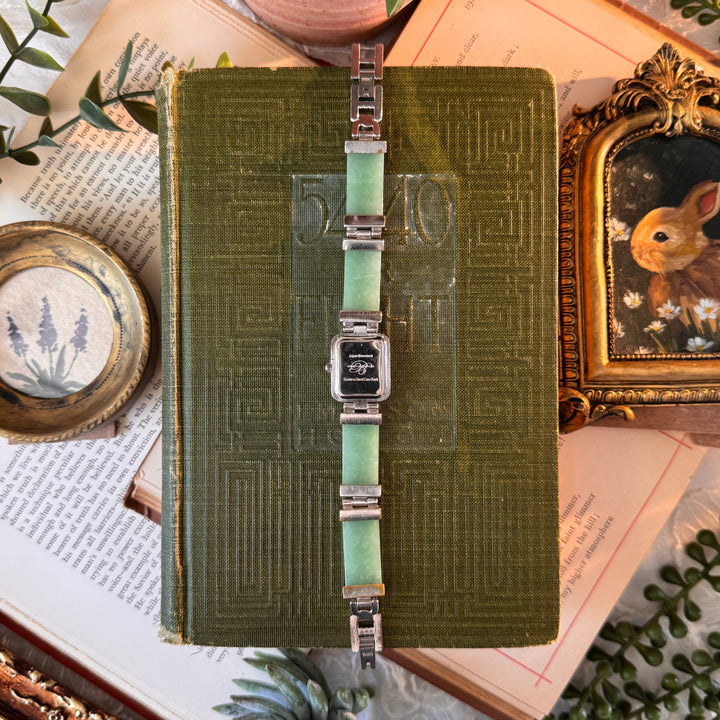 Silver Jade Watch