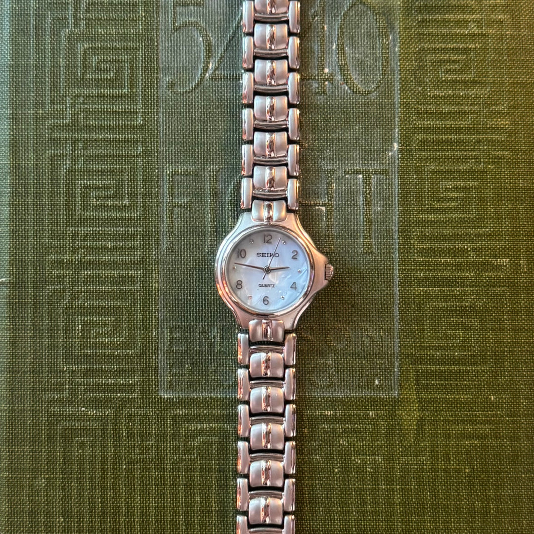 Silver Seiko Watch
