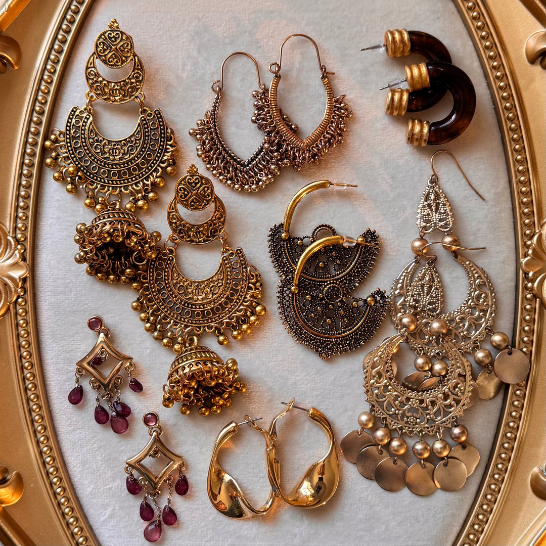 Gold Beachy Earrings