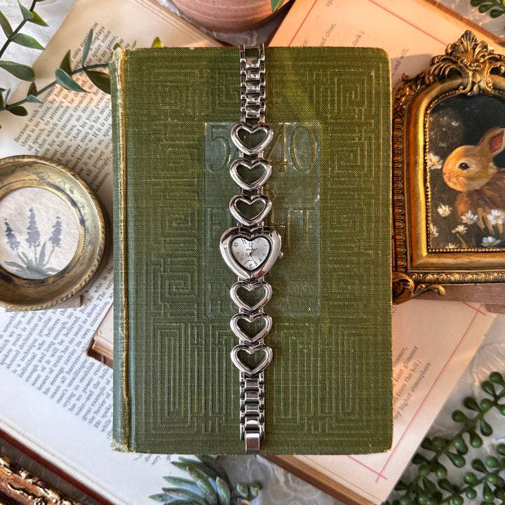 Silver Heart Watch
