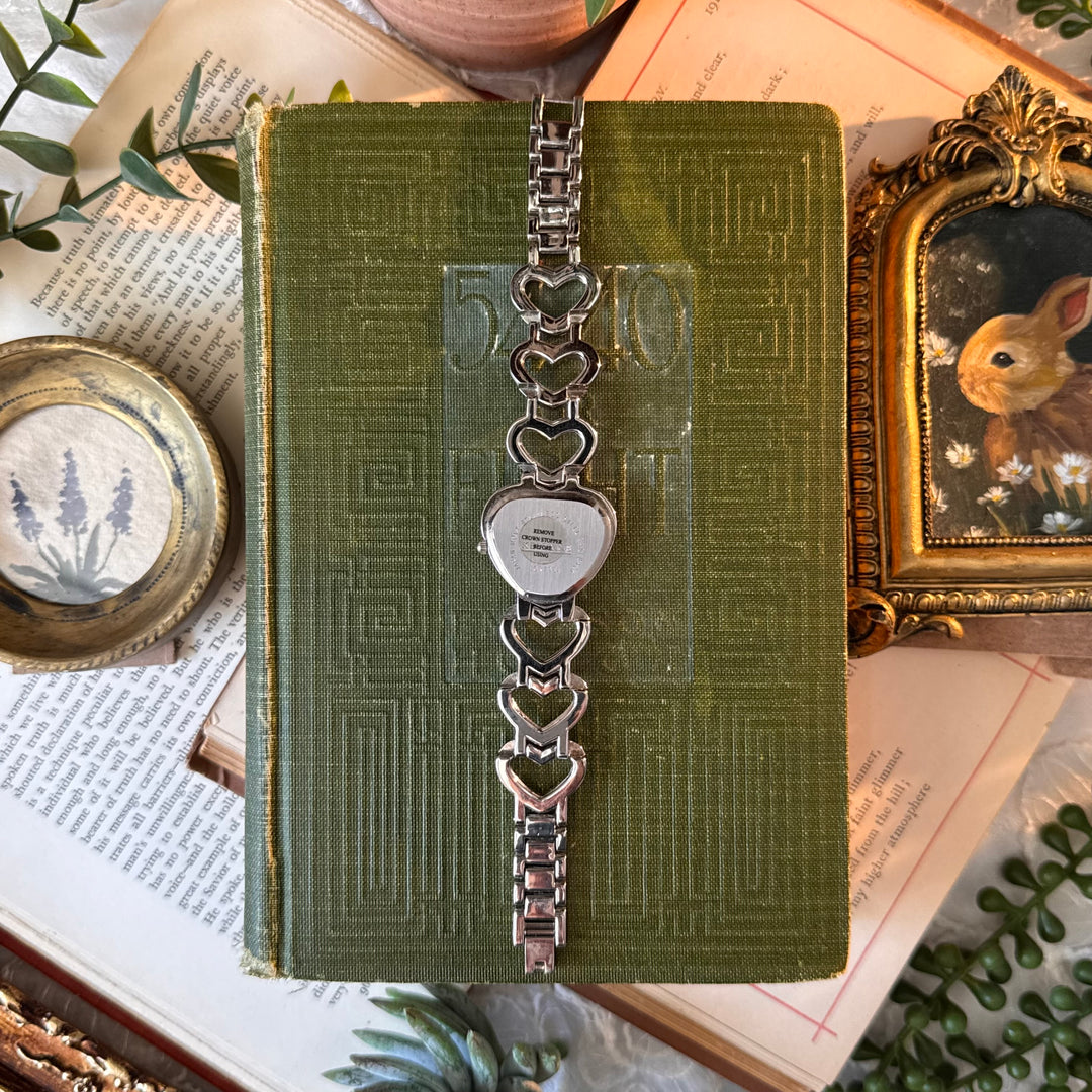 Silver Heart Watch
