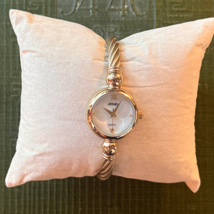 Two Tone Cuff Watch