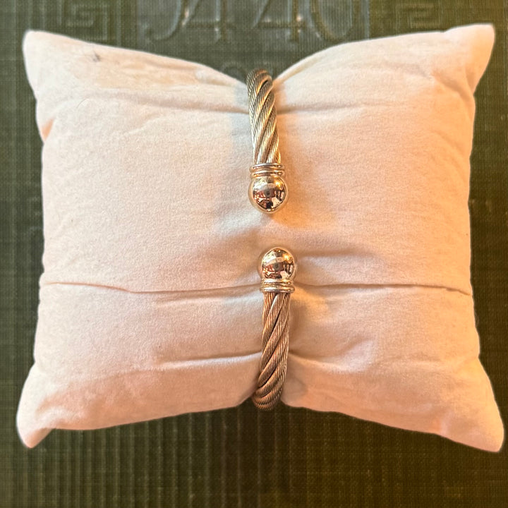 Two Tone Cuff Watch