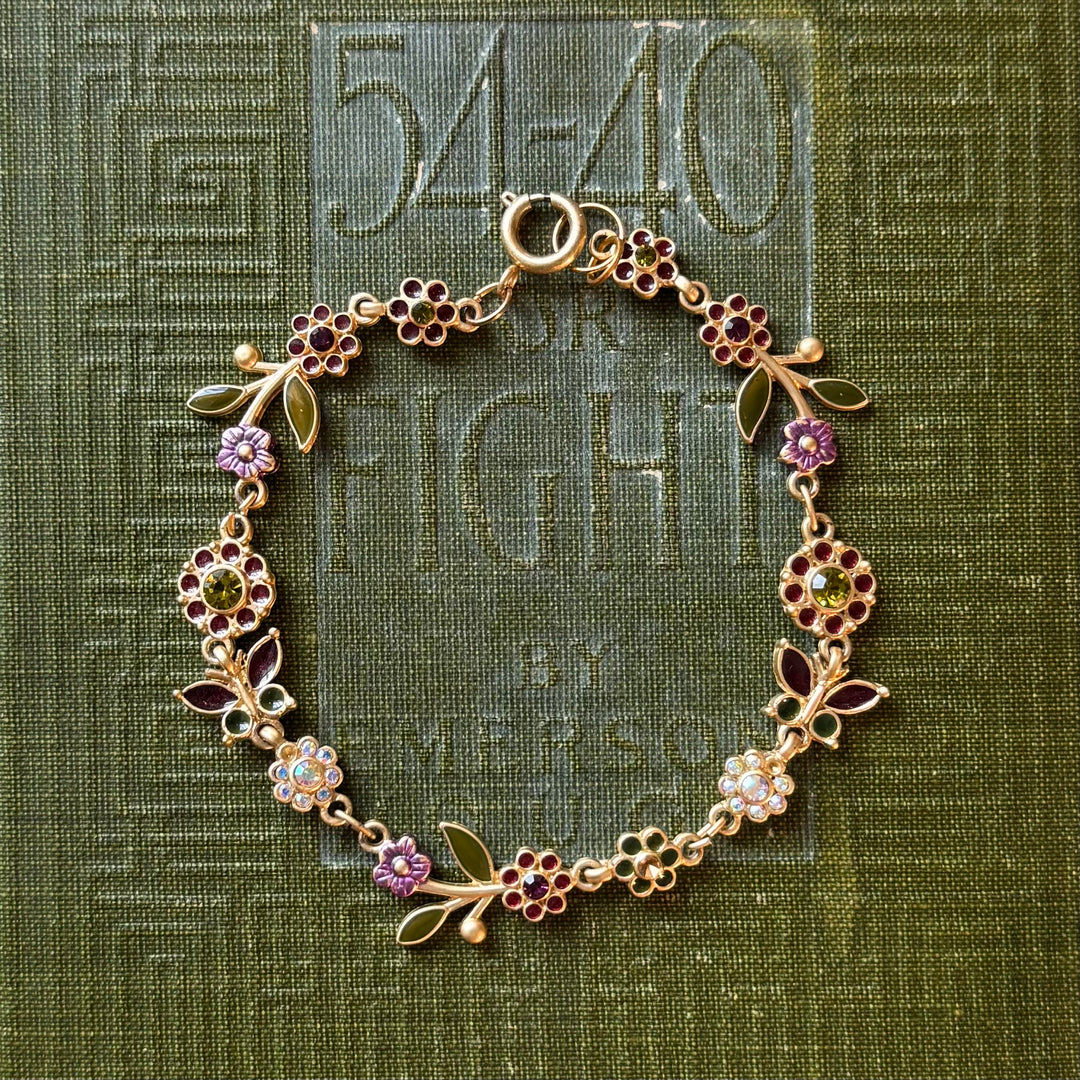 Gold Purple Bracelets