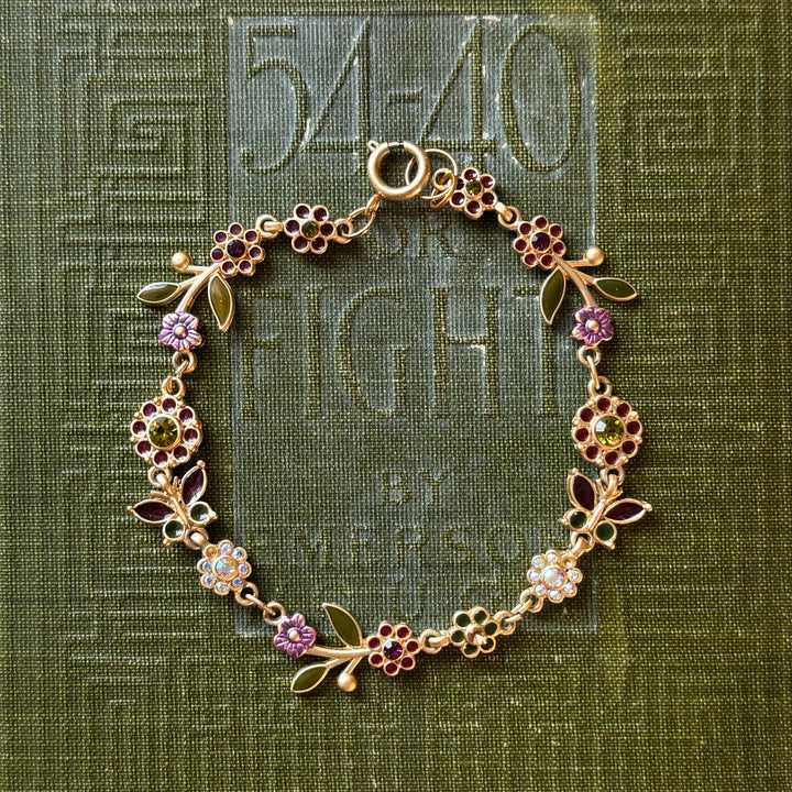 Gold Purple Bracelets