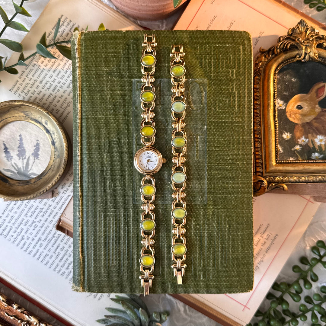 Gold Watch with Matching Bracelet