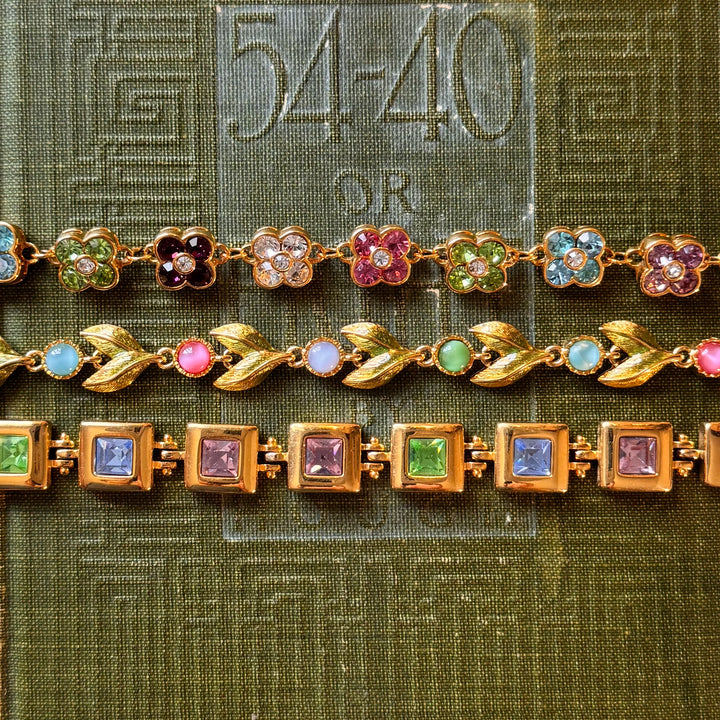Gold Pastel Joan Rivers Bracelets