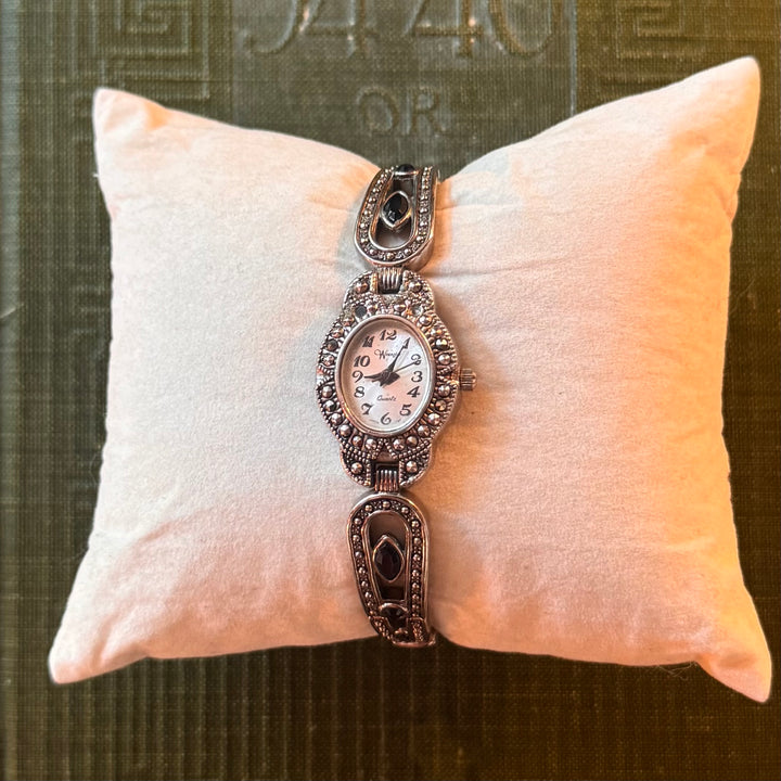 Silver Ornate Watch