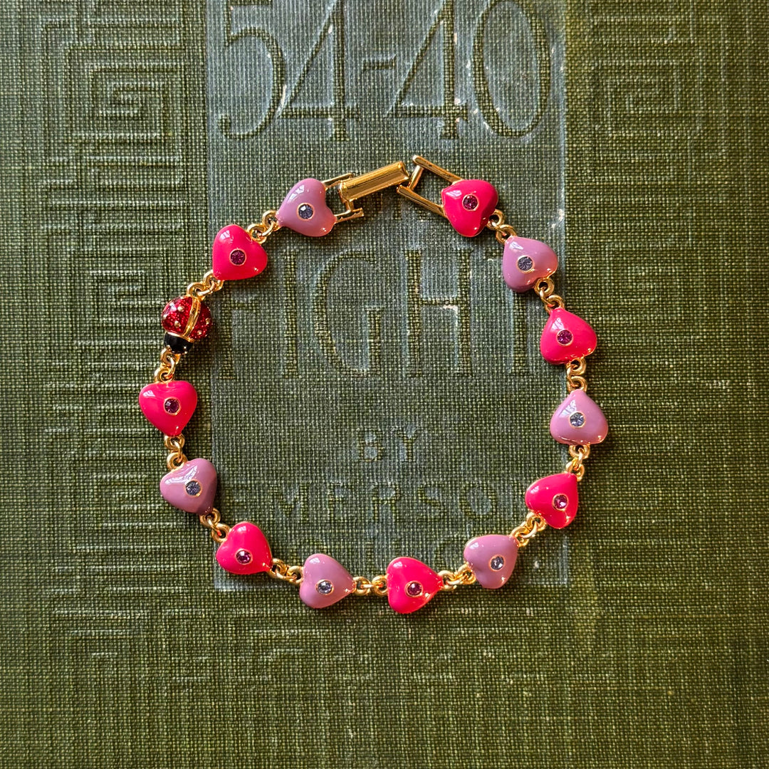 Gold Enamel Joan Rivers Bracelets