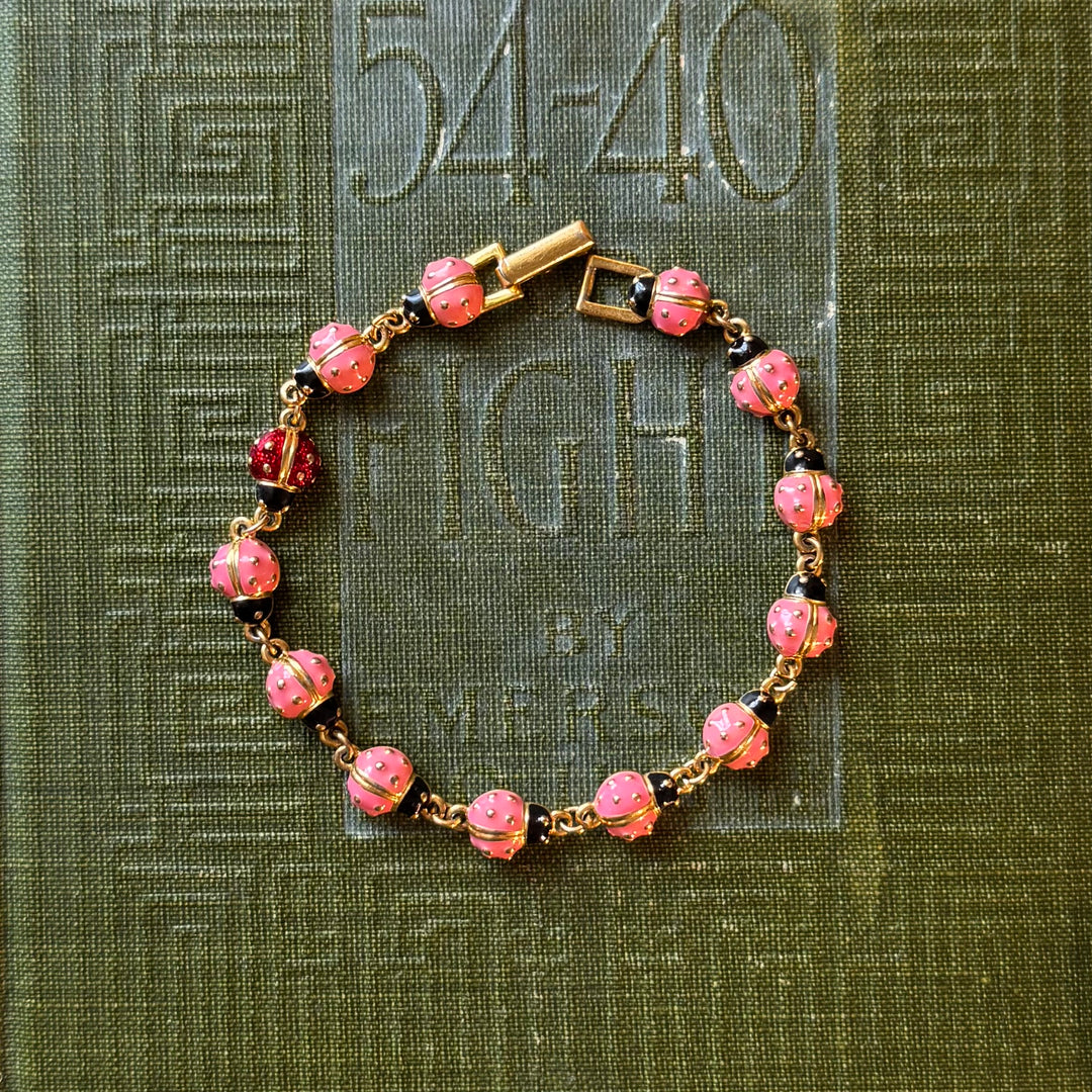 Gold Enamel Joan Rivers Bracelets