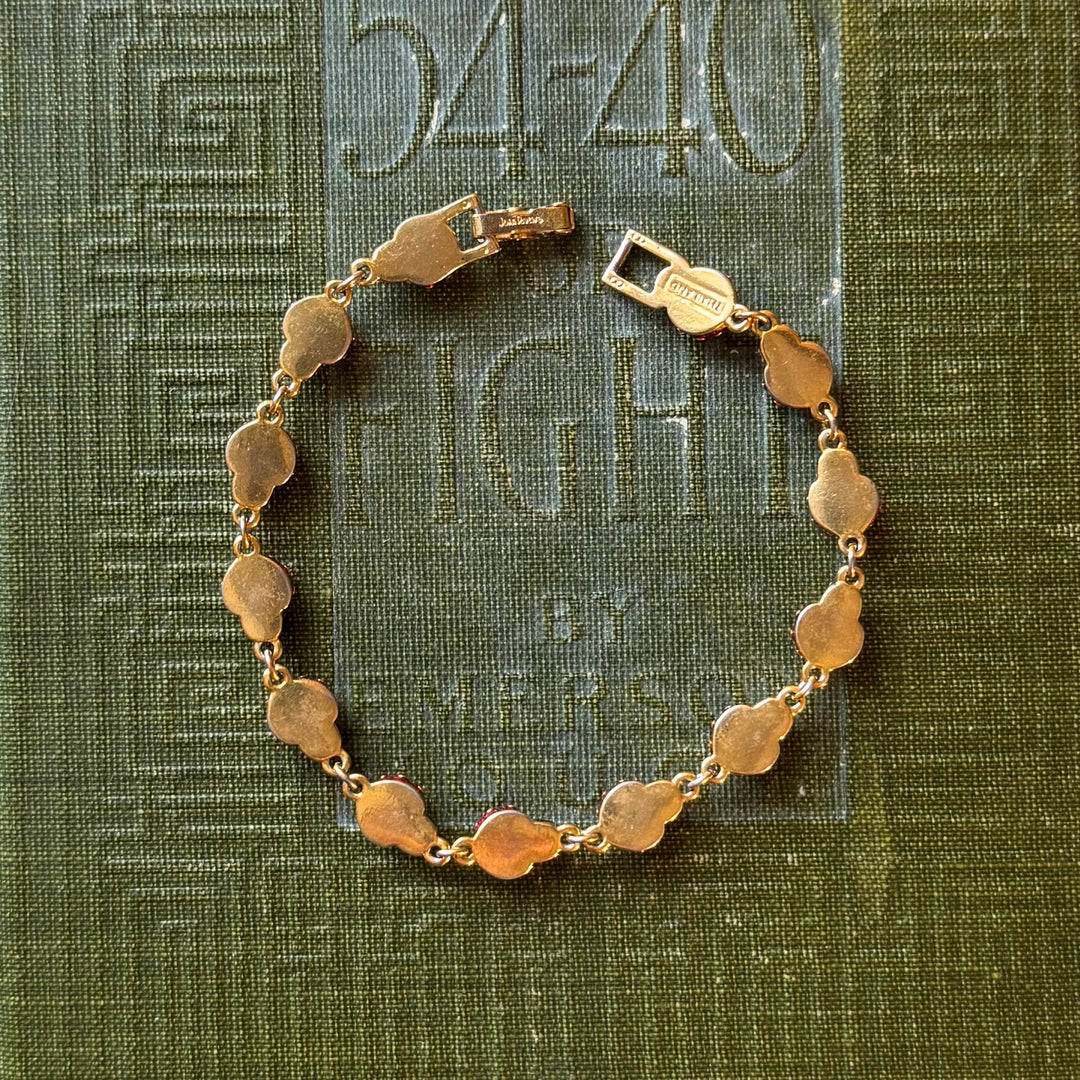 Gold Enamel Joan Rivers Bracelets