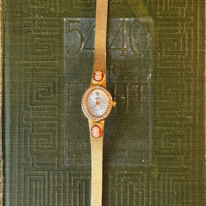 Gold Cameo Watch
