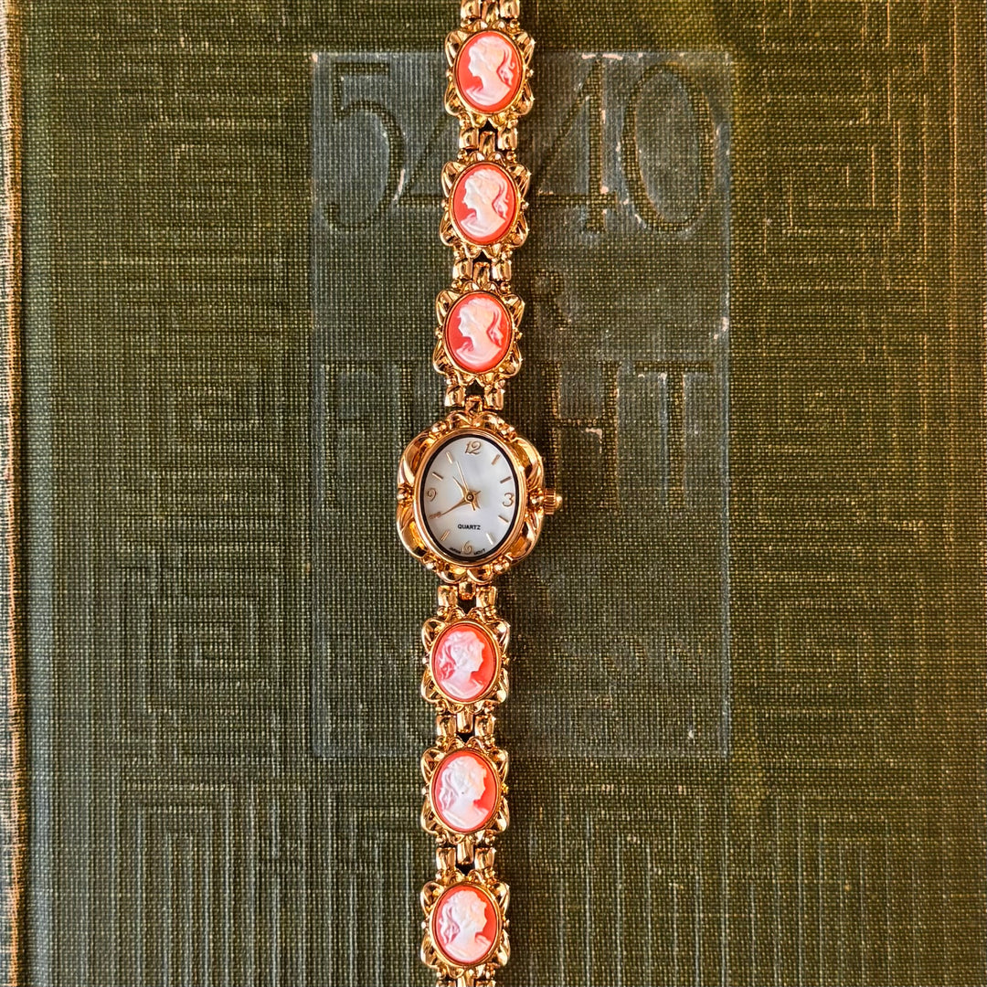 Gold Cameo Watch