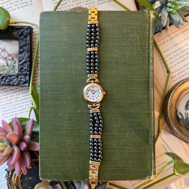 Gold Pearl Watch