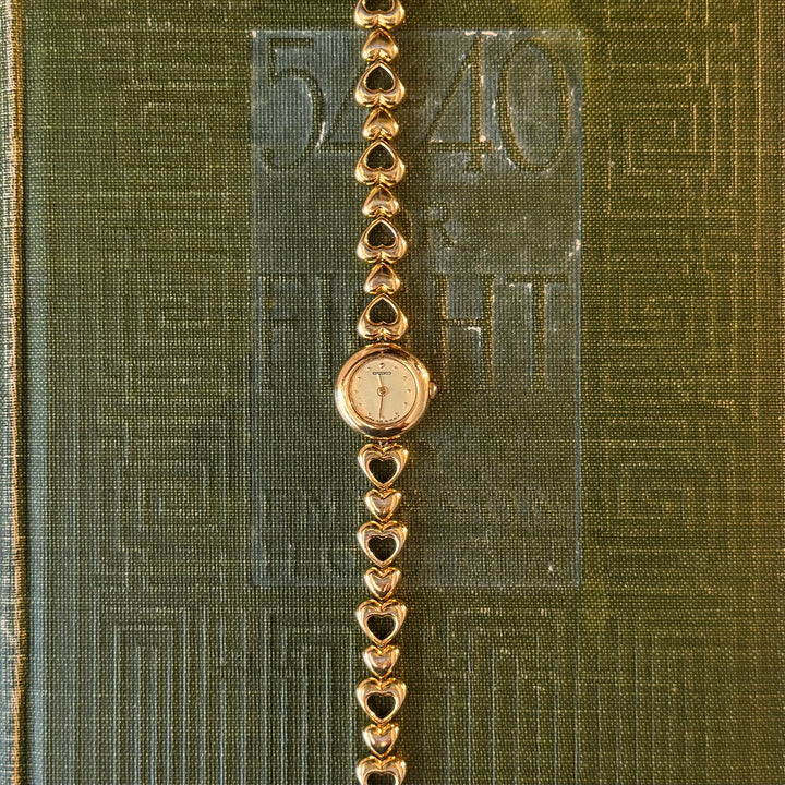 Rare Gold seiko Heart Watch