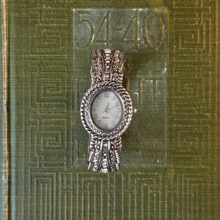 Silver Ornate Watch
