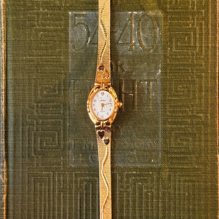 Gold Heart Watch