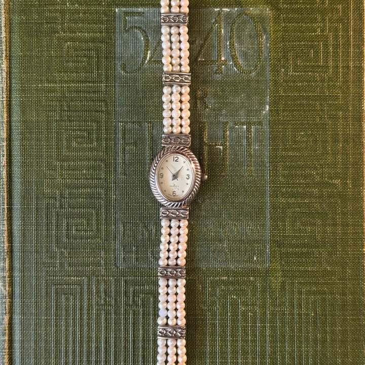 Sliver Pearl Watch