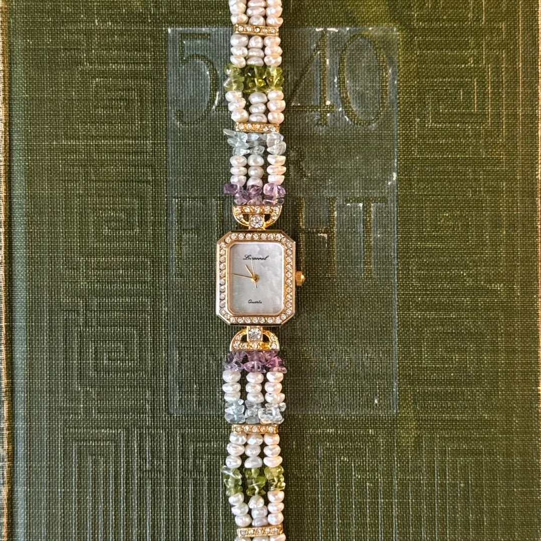 Gold Pearl Watch