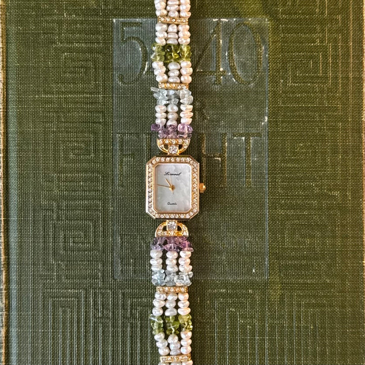 Gold Pearl Watch