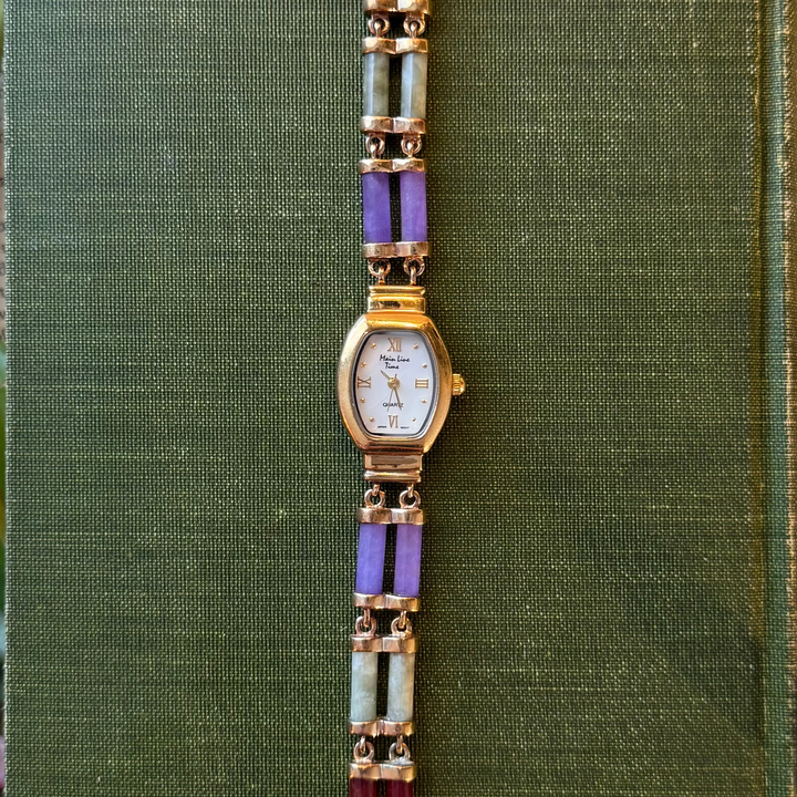 Gold Jade Watch