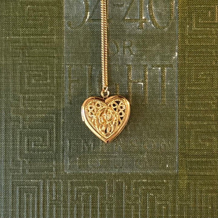 Gold Heart Locket