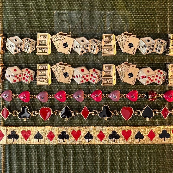 Gold Card Theme Bracelets