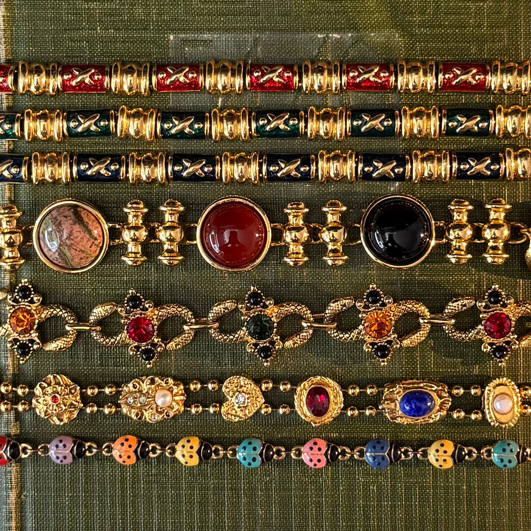 Gold Multicolored Bracelets