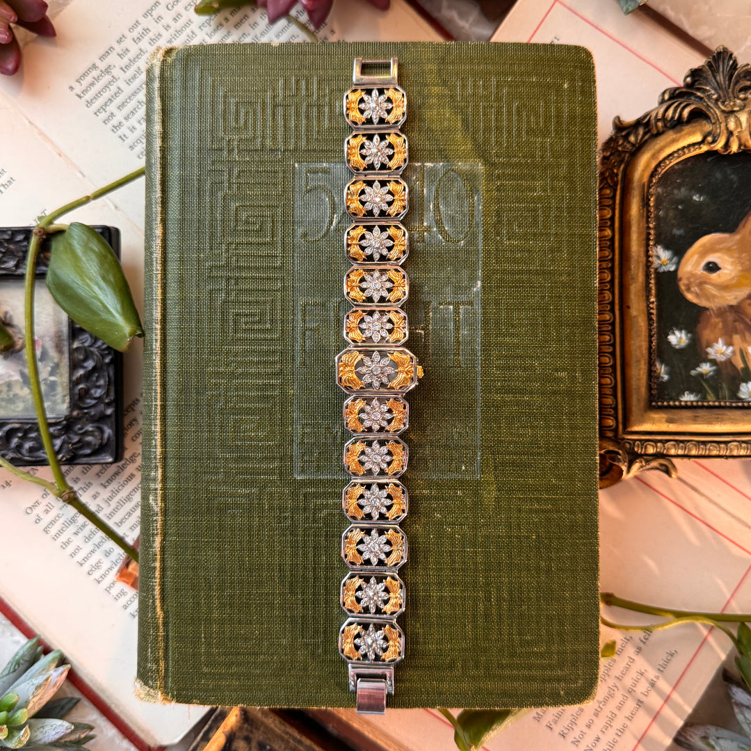 Two Tone Peekaboo Watch