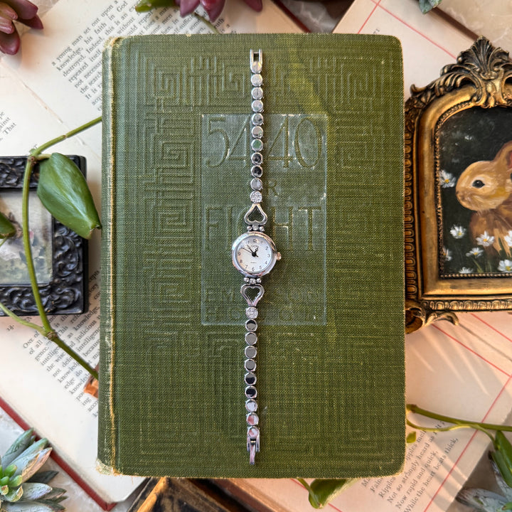 Silver Heart Watch
