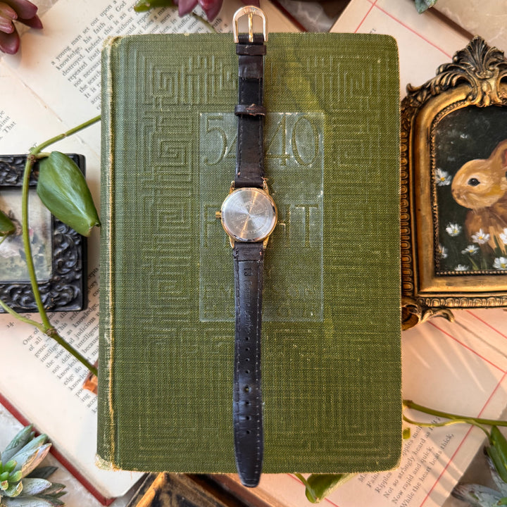 Gold Leather Watch