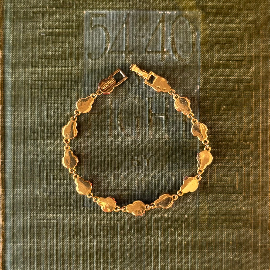 Gold Enamel Joan Rivers Bracelets