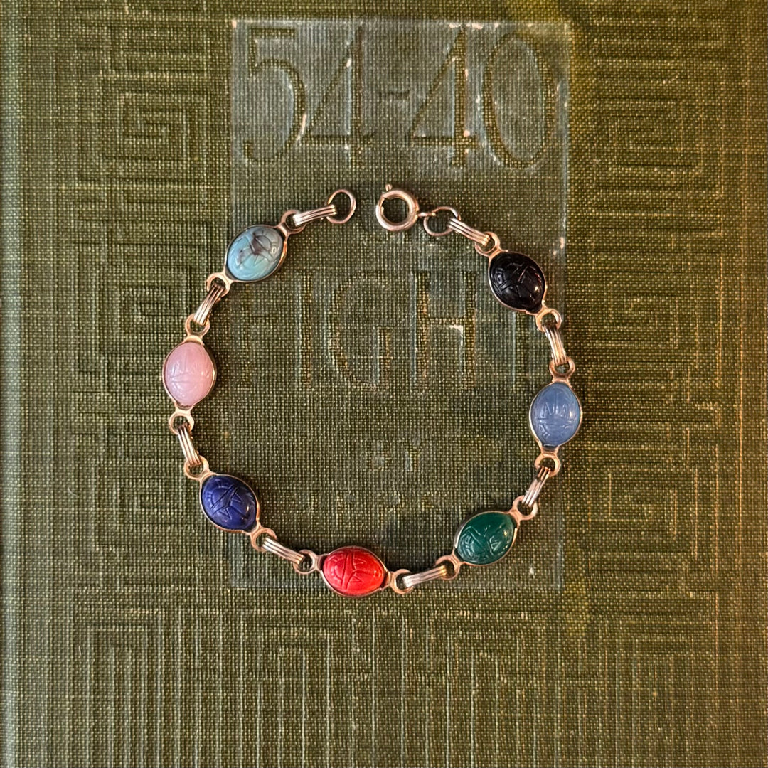 Gold Scarab Bracelets