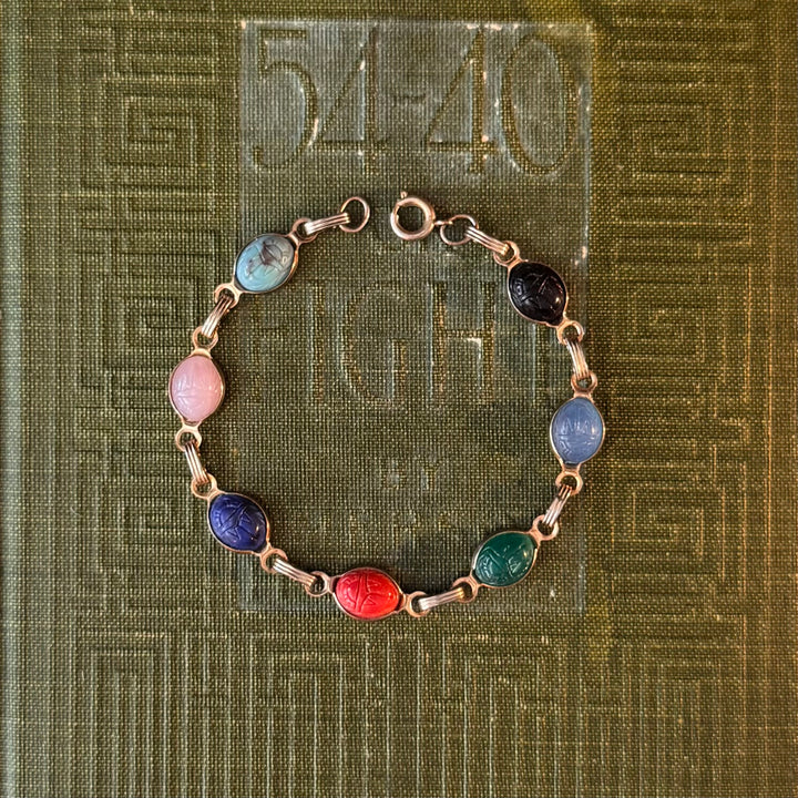 Gold Scarab Bracelets