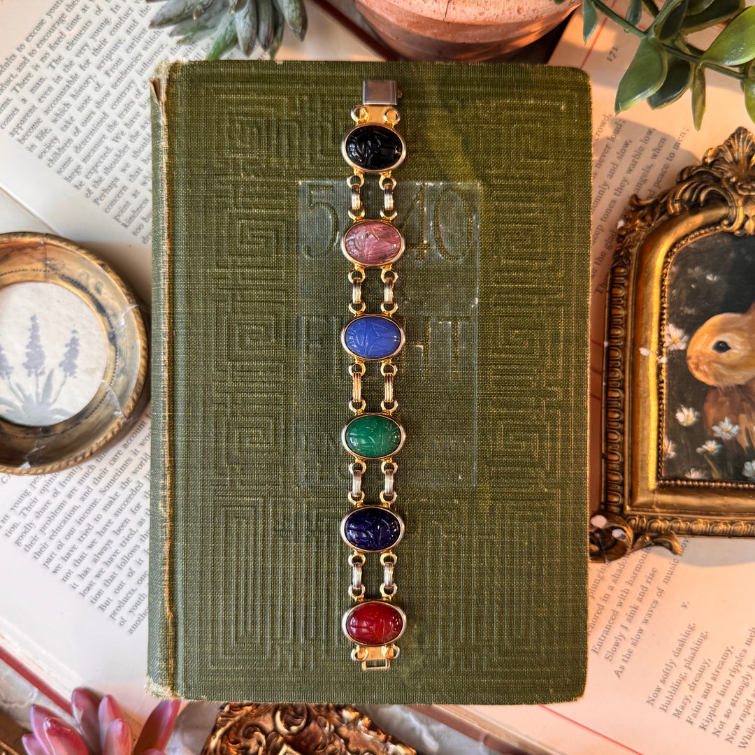 Gold Scarab Bracelets