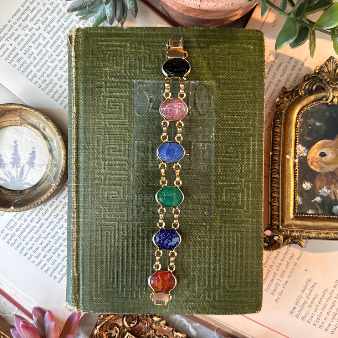 Gold Scarab Bracelets