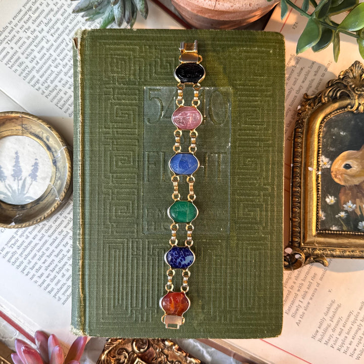 Gold Scarab Bracelets