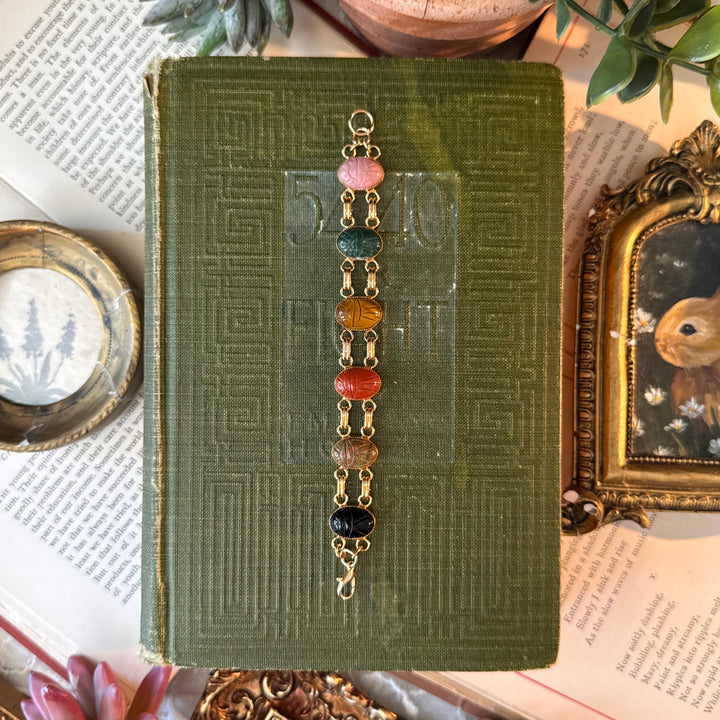 Gold Scarab Bracelets