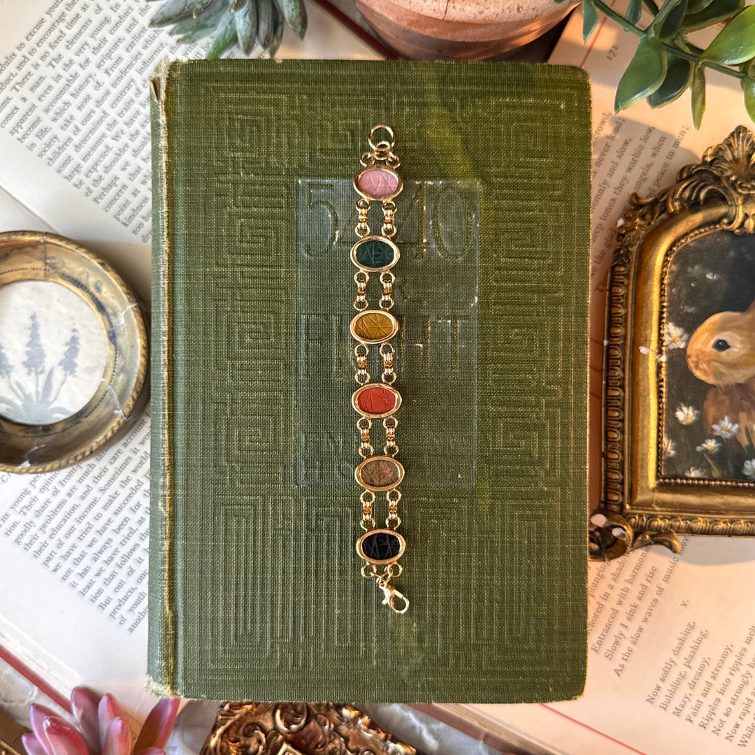 Gold Scarab Bracelets