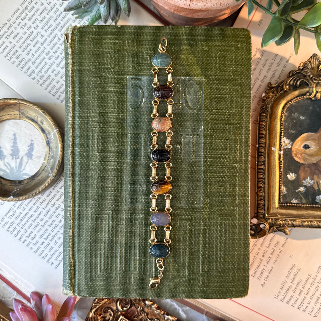 Gold Scarab Bracelets