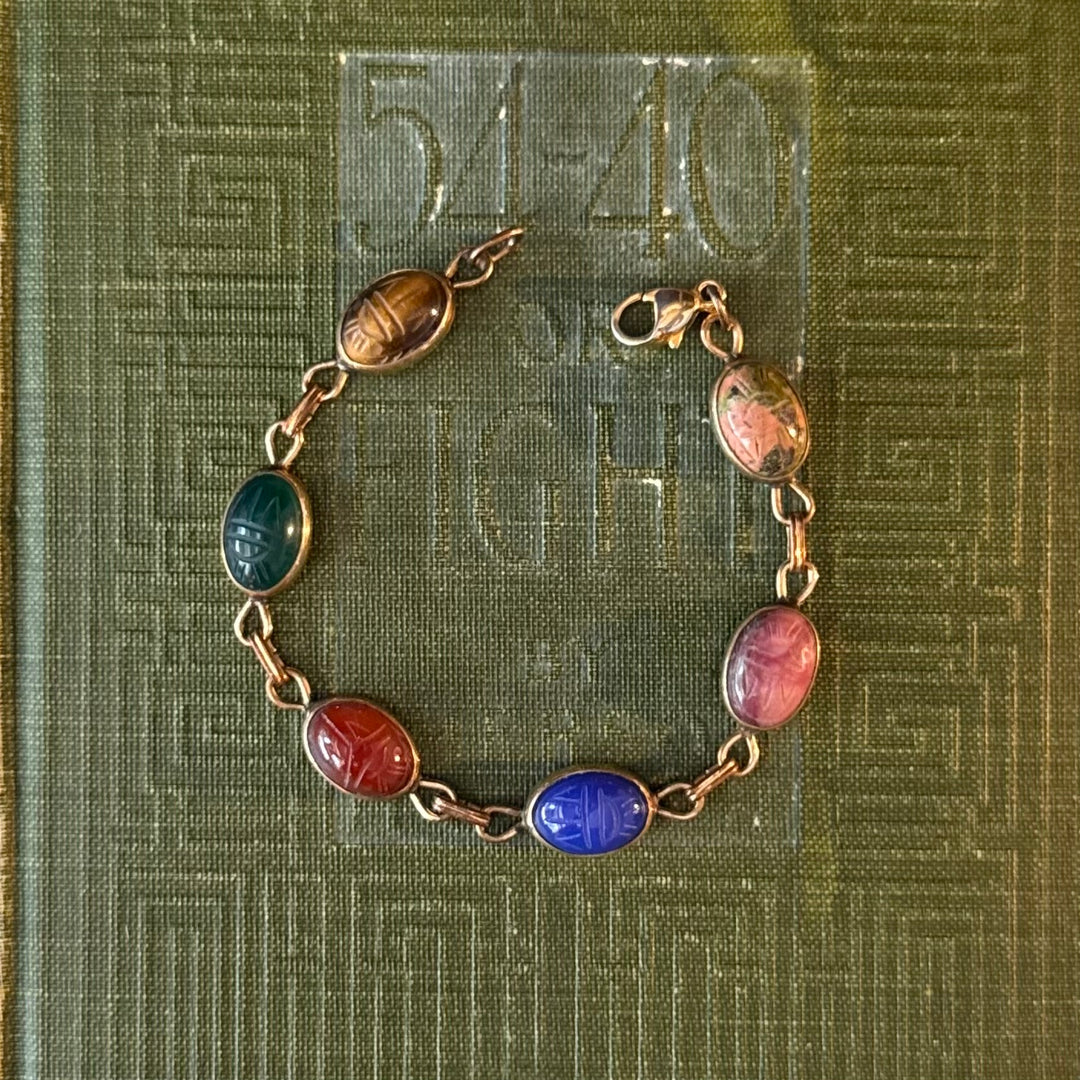 Gold Scarab Bracelets