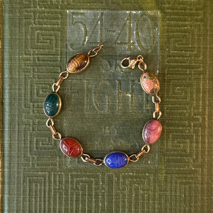 Gold Scarab Bracelets