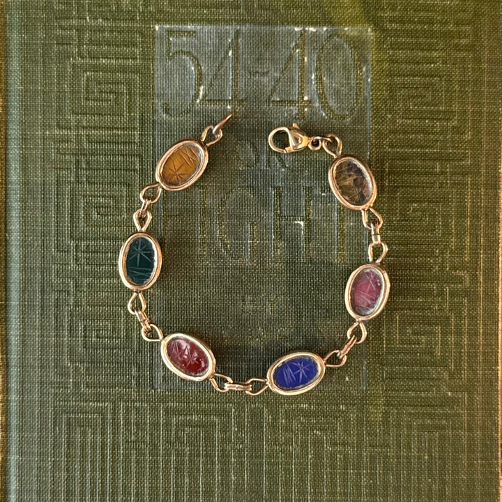 Gold Scarab Bracelets