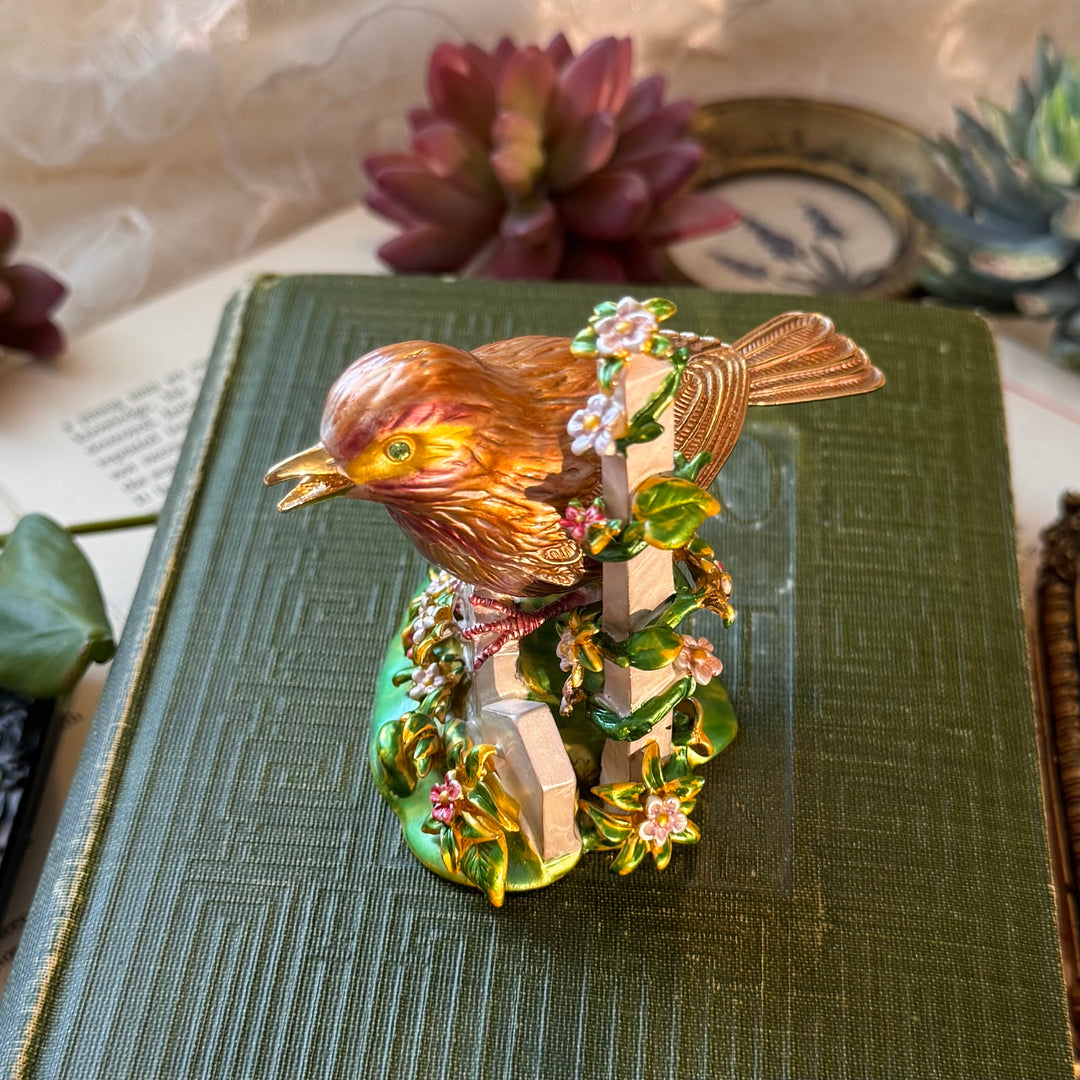 GoldJoan Rivers Bird Trinket Box