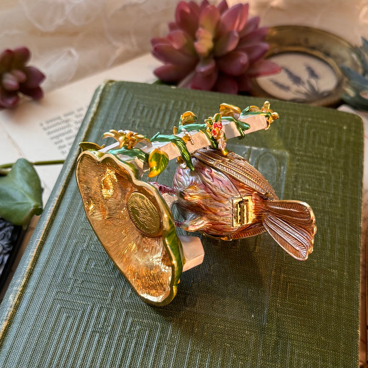 GoldJoan Rivers Bird Trinket Box