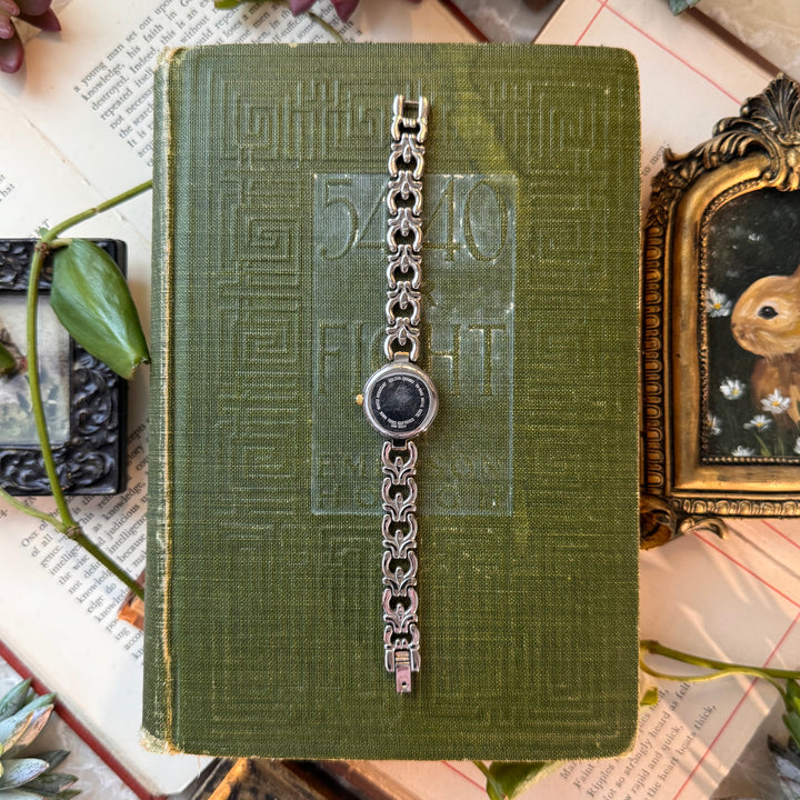 Two Tone Fleur De Lis Watch