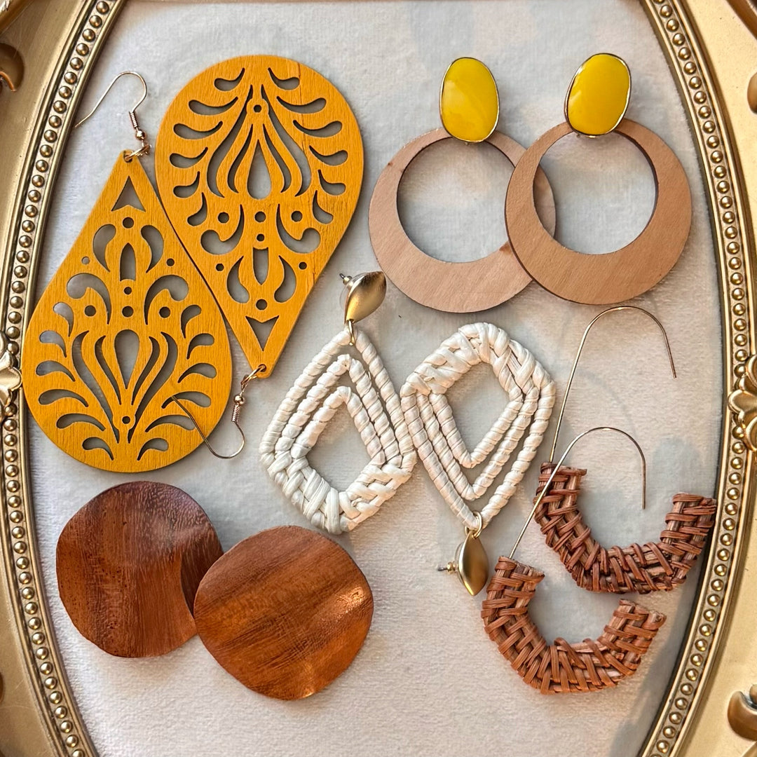 Citrus Wood Earrings