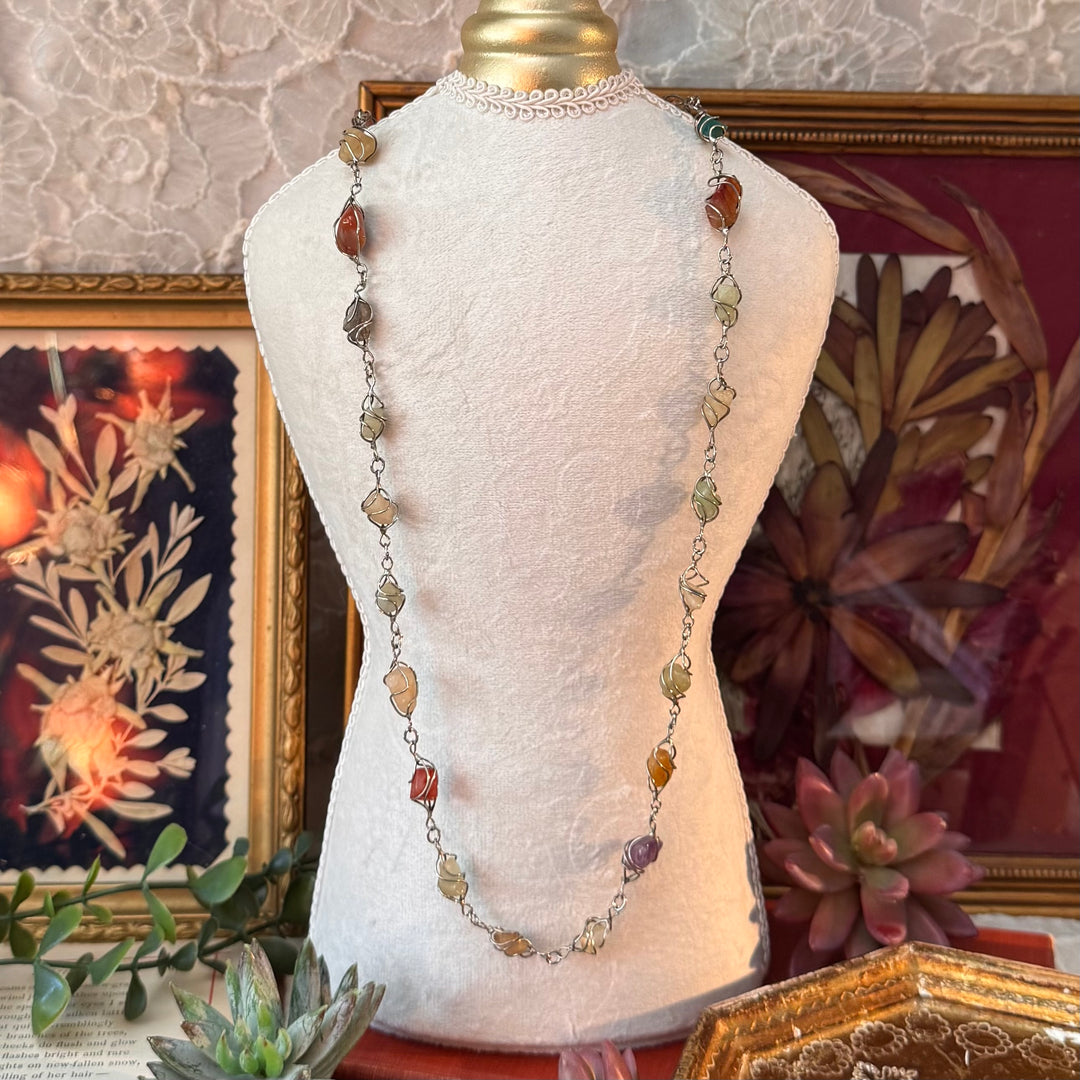 Genuine Stone Boho Necklaces