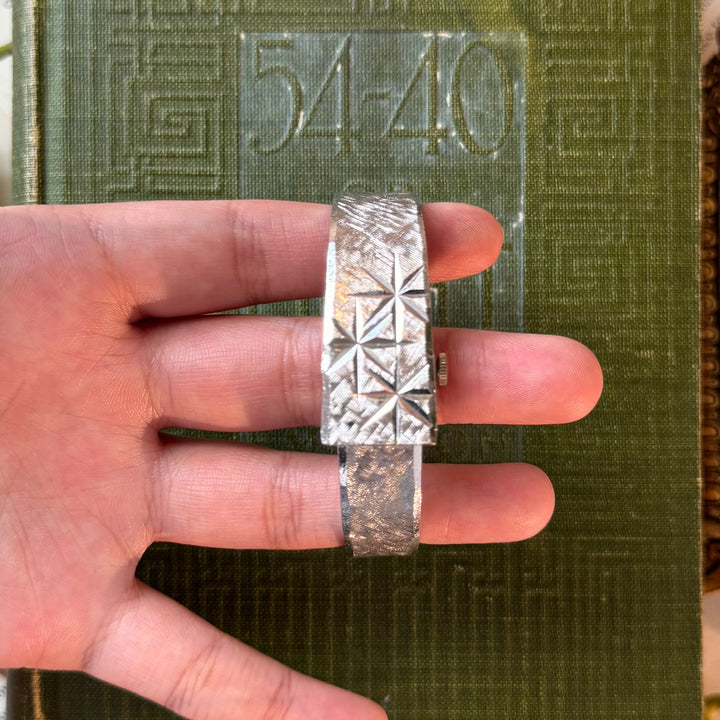 Silver Bangle Watch