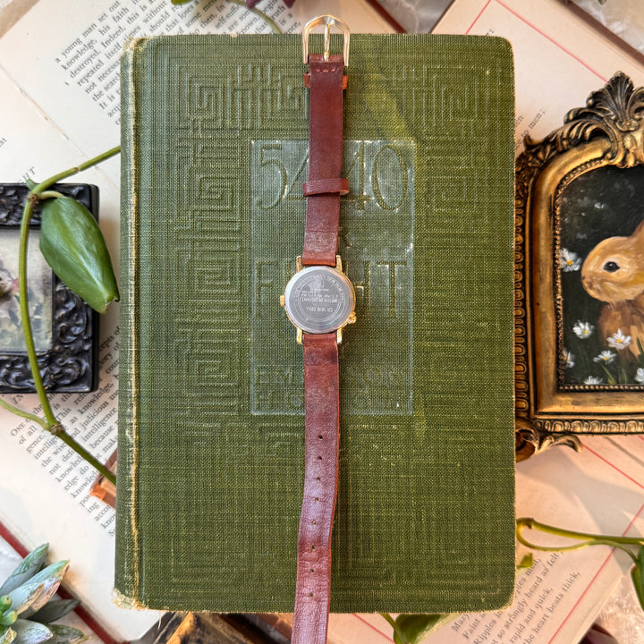 Gold Leather Watch